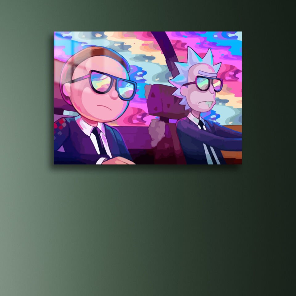 Rick And Morty 01 Metal Poster
