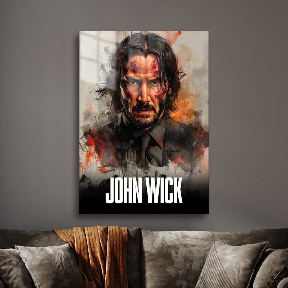 John Wick 10 Metal Poster