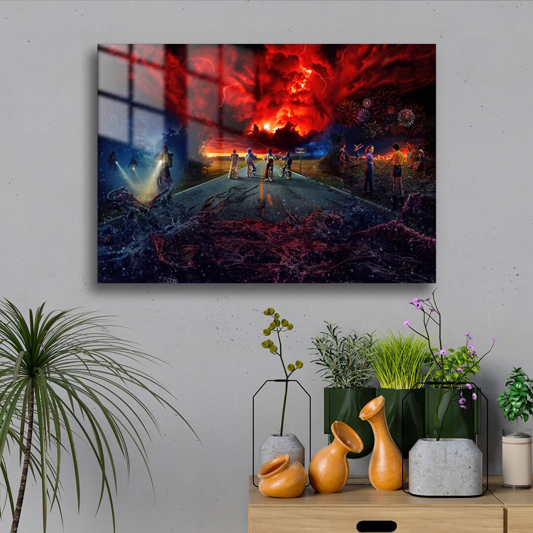 Stranger Things 18 Metal Poster