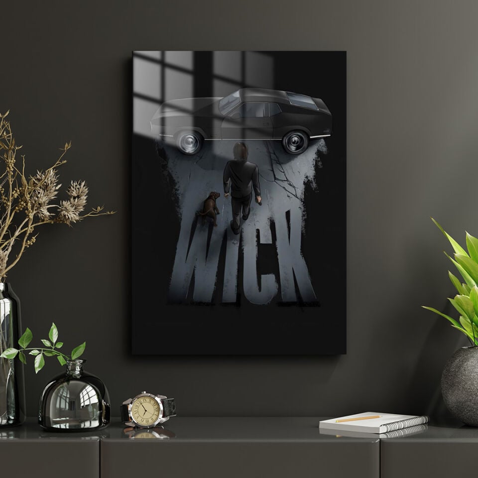 John Wick 12 Metal Poster