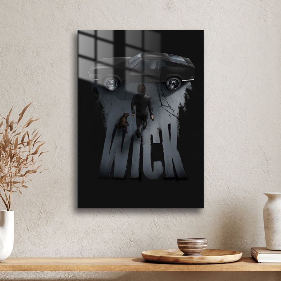 John Wick 12 Metal Poster
