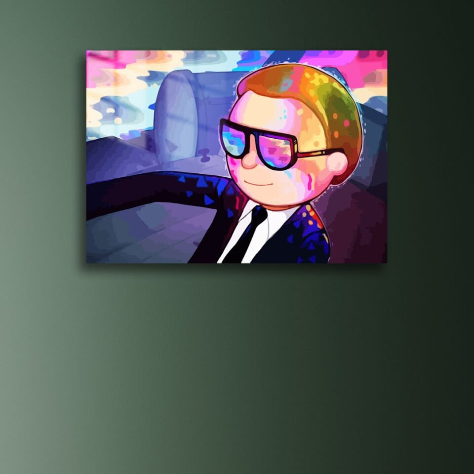 Rick And Morty 04 Metal Poster