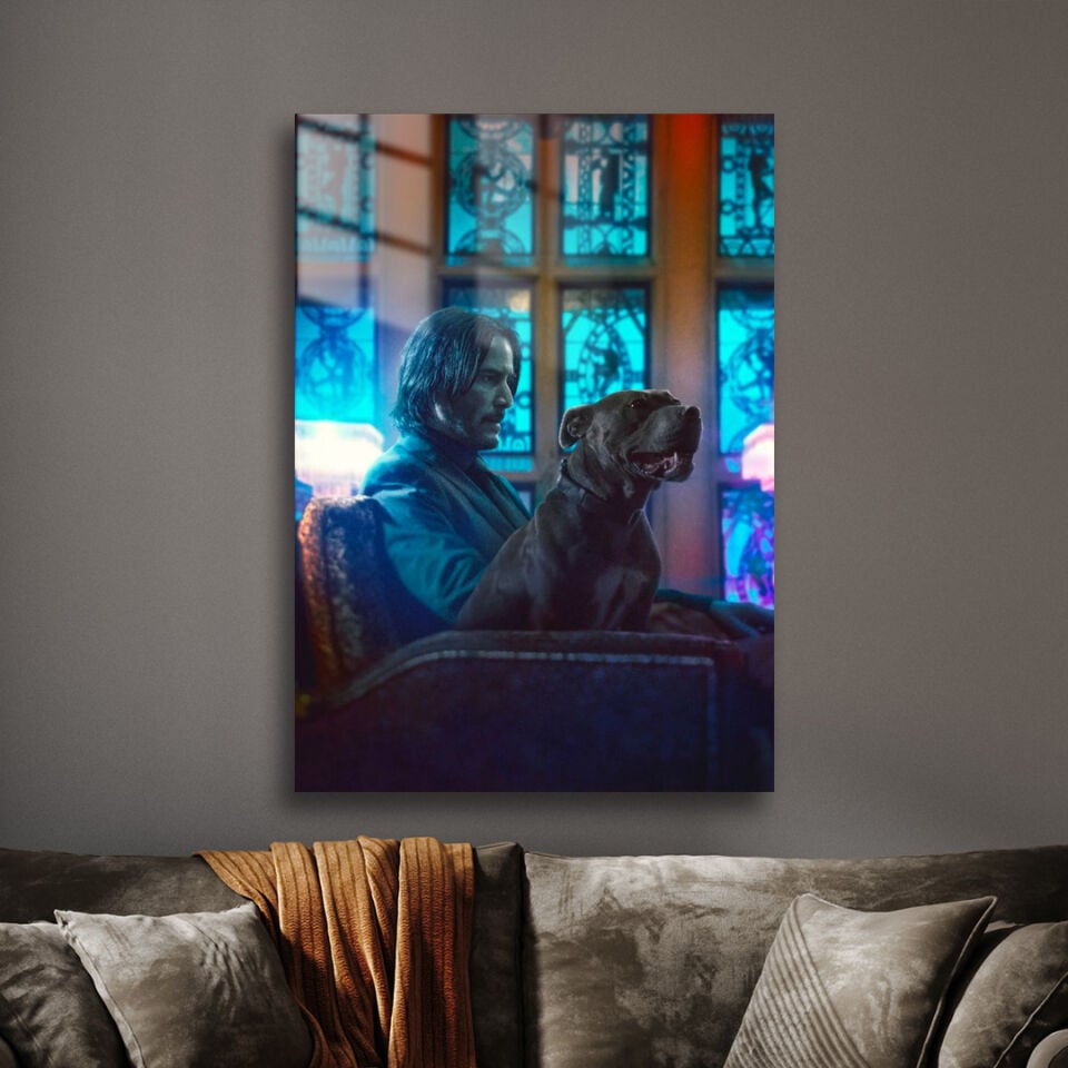John Wick 13 Metal Poster