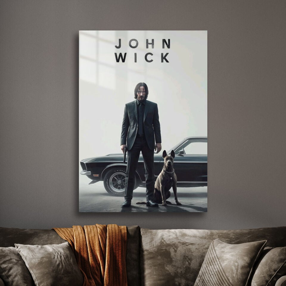 John Wick 14 Metal Poster