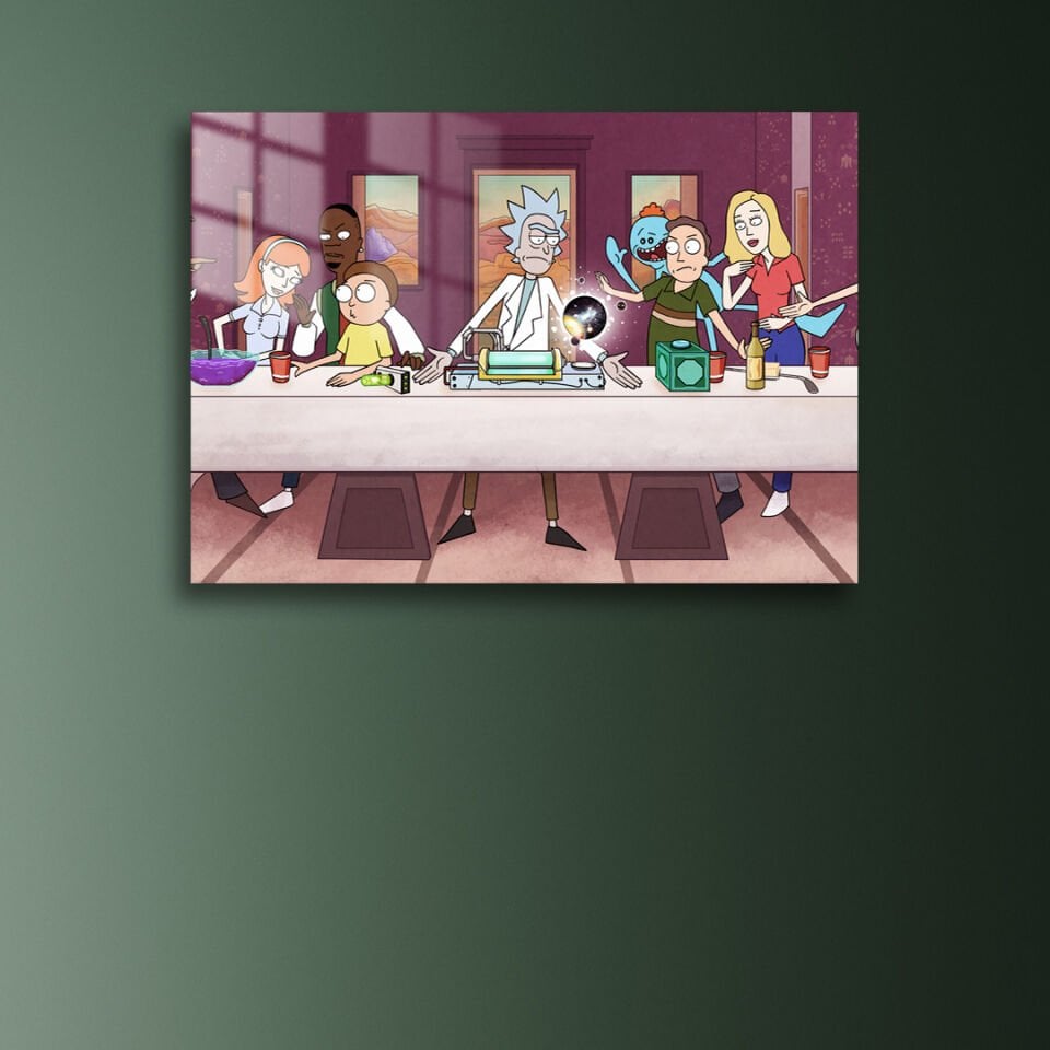Rick And Morty 06 Metal Poster