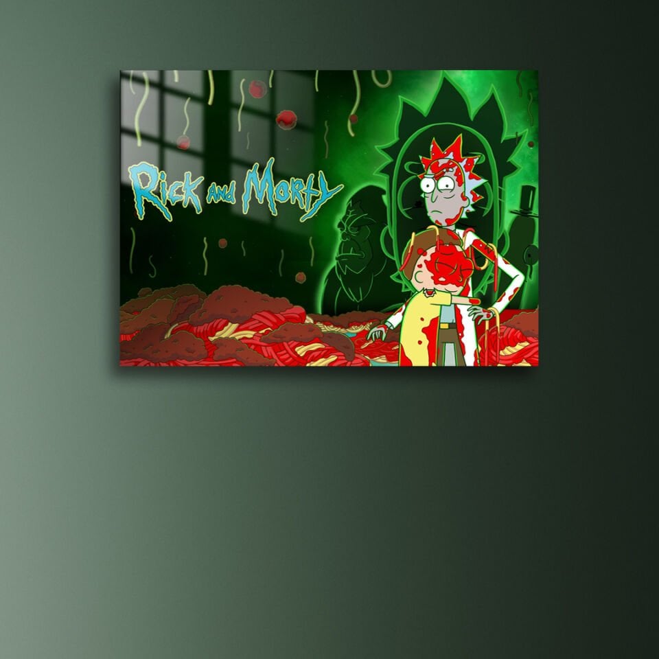 Rick And Morty 07 Metal Poster