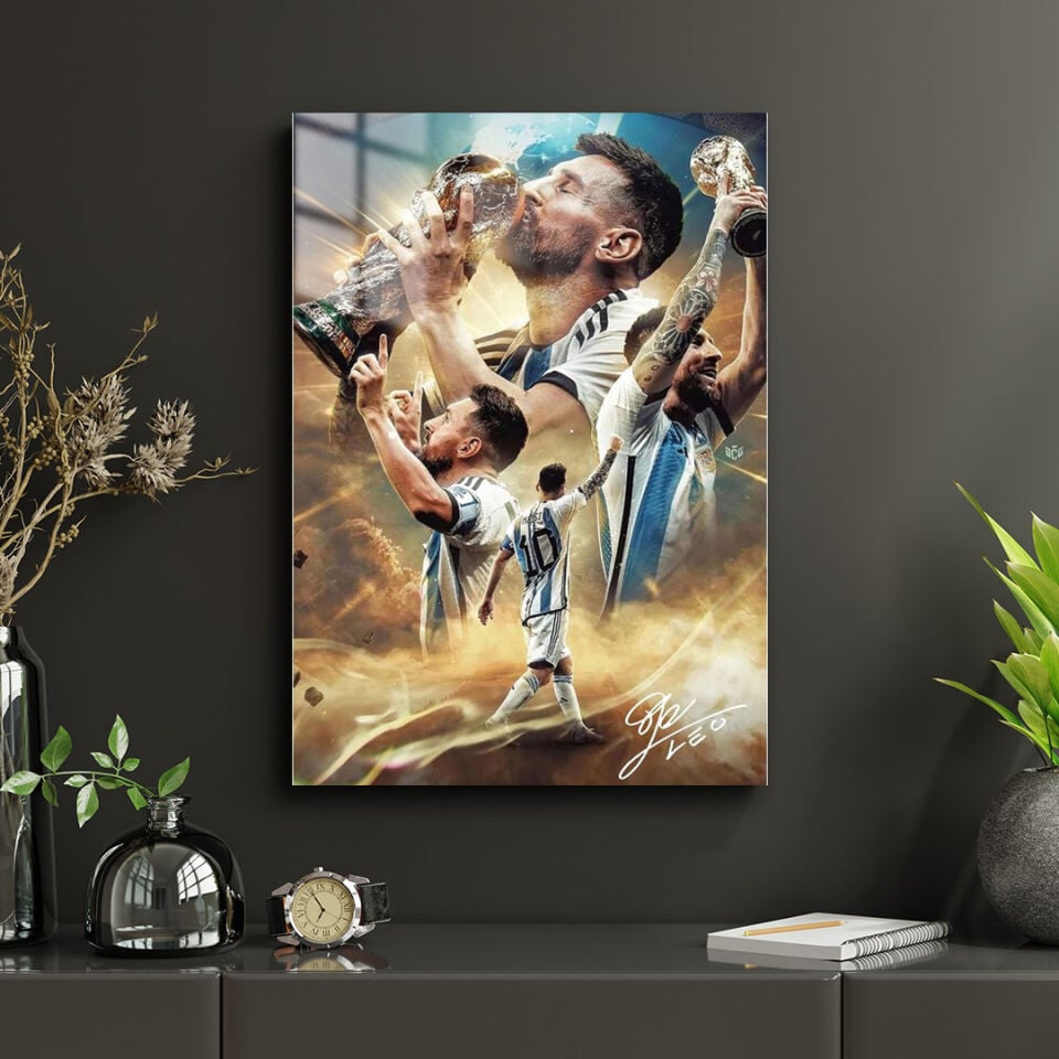 Lionel Messi 01 Metal Poster