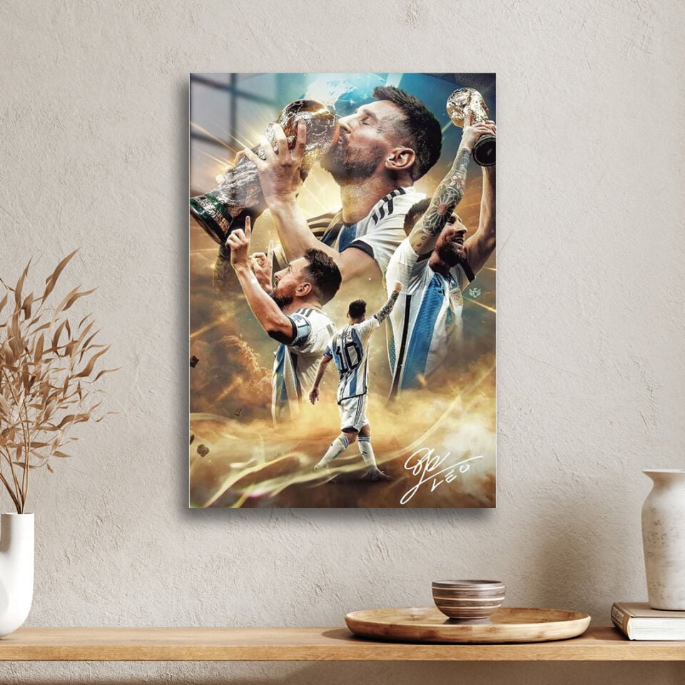 Lionel Messi 01 Metal Poster