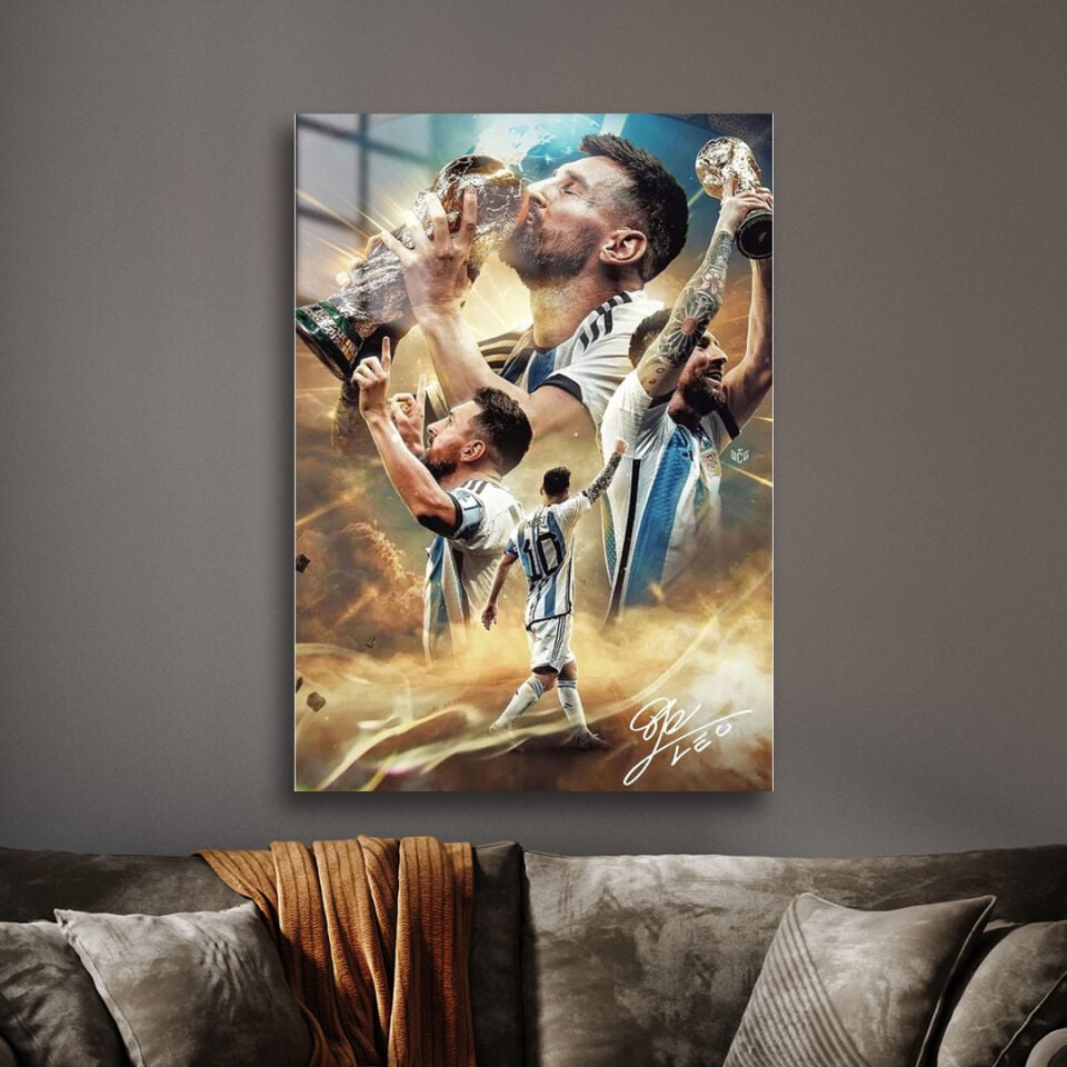 Lionel Messi 01 Metal Poster