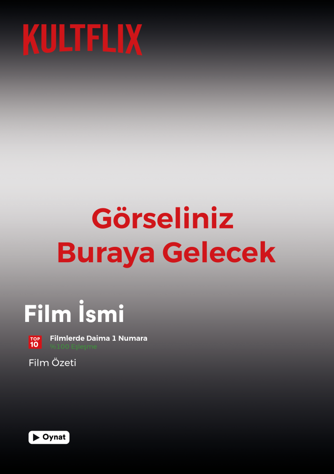 Kültflix 01 Özelleştirilebilir Metal Poster
