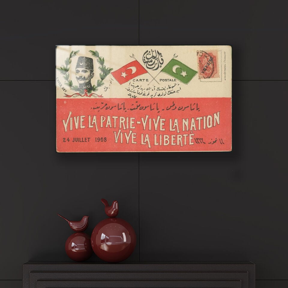 Meşrutiyet Kartpostalı 01 Metal Poster