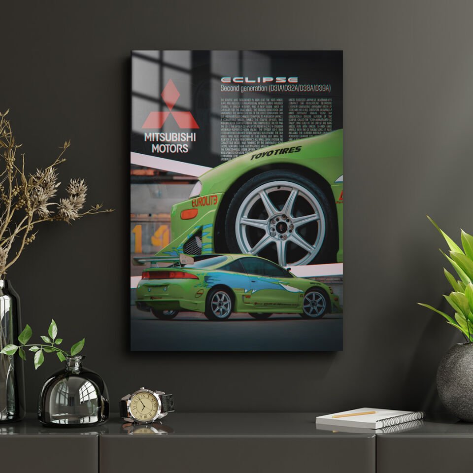 Mitsubishi Eclipse 04 Metal Poster