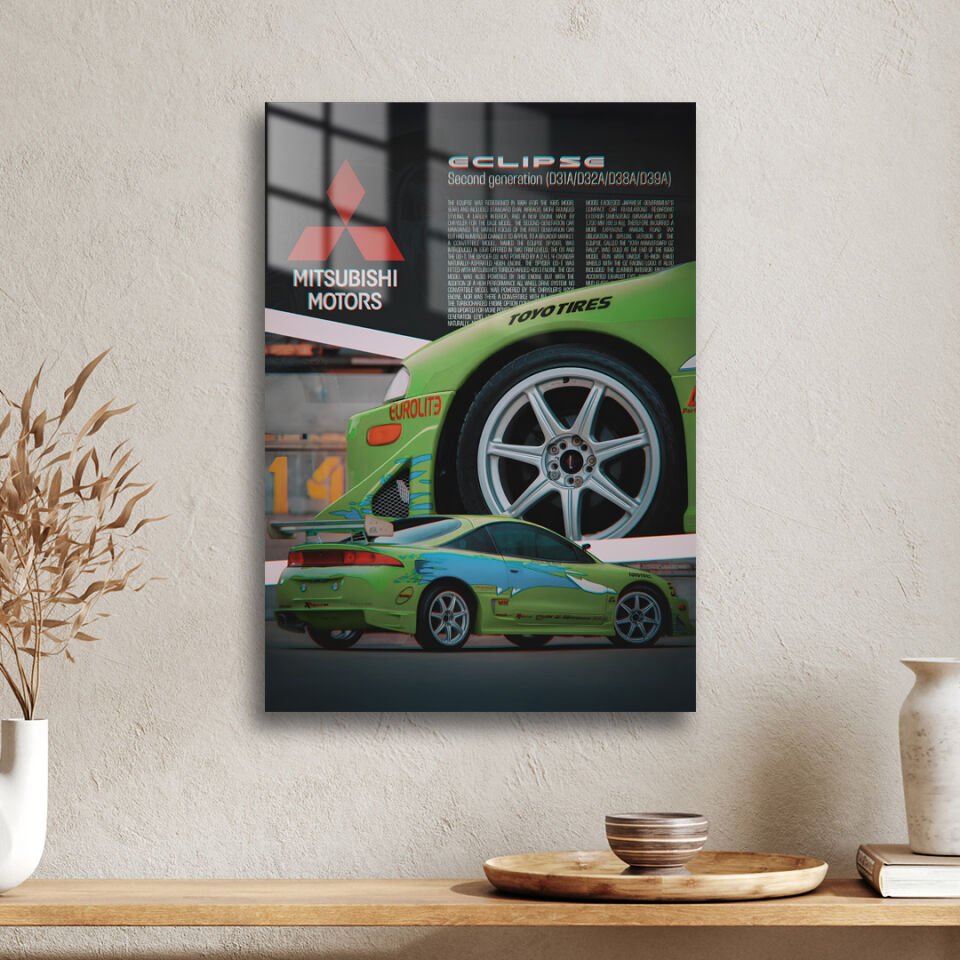 Mitsubishi Eclipse 04 Metal Poster
