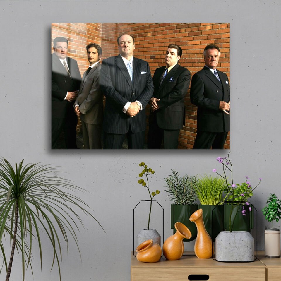 The Sopranos 12 Metal Poster