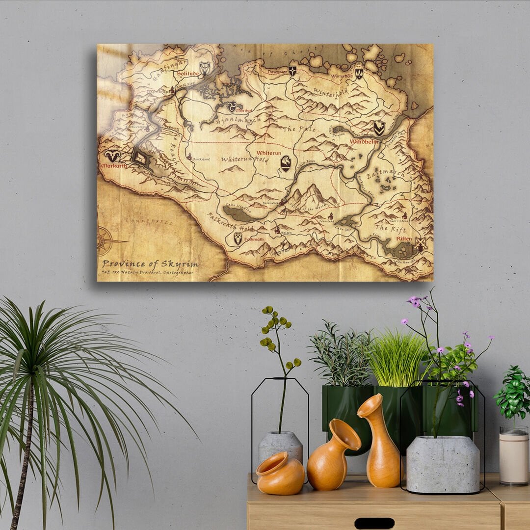 The Elder Scrolls V Skyrim 05 Metal Poster