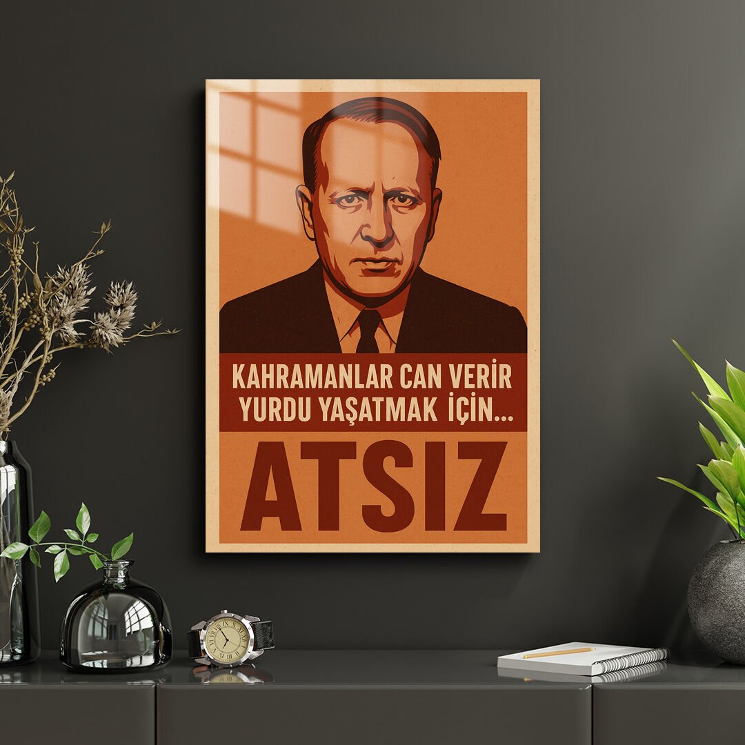 Hüseyin Nihal Atsız 06 Metal Poster