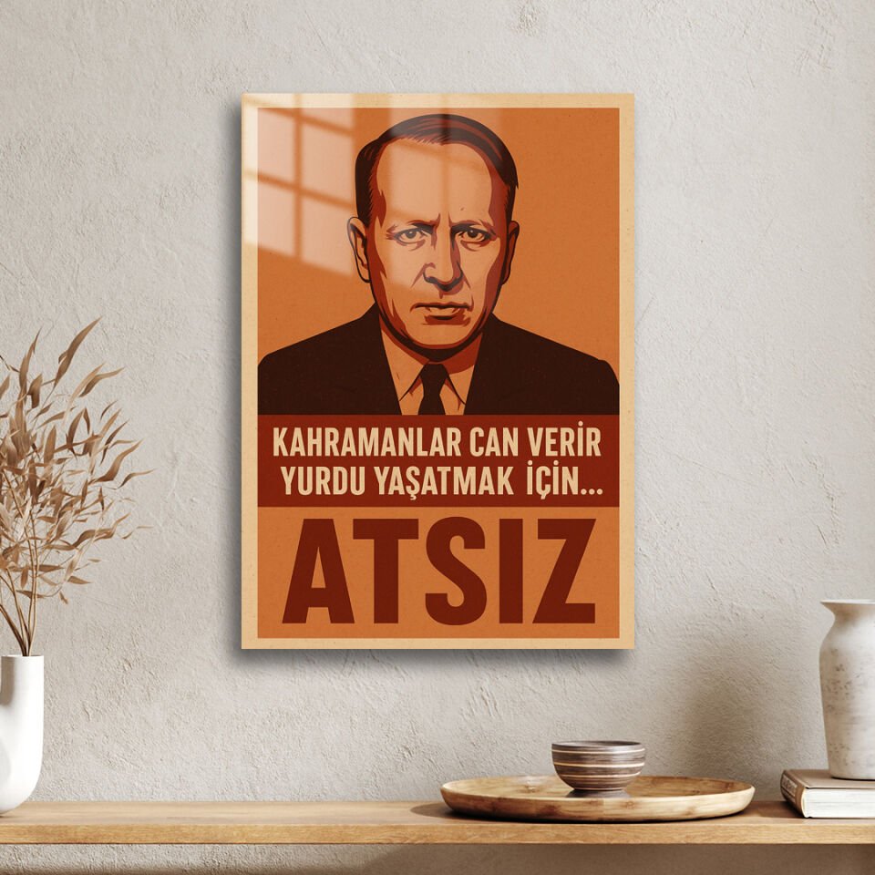 Hüseyin Nihal Atsız 06 Metal Poster