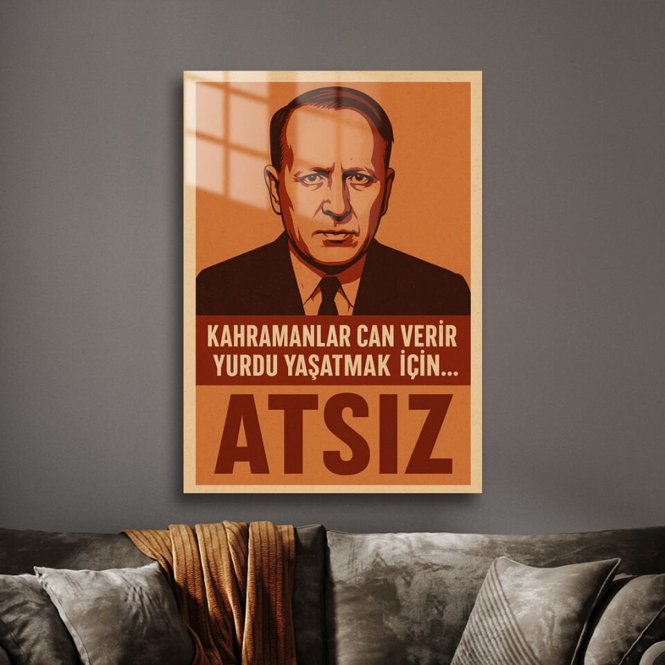 Hüseyin Nihal Atsız 06 Metal Poster