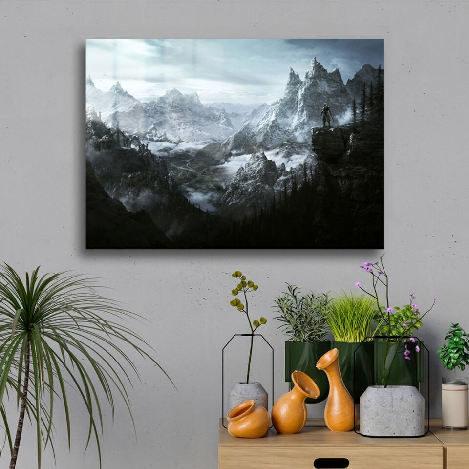 The Elder Scrolls V Skyrim 06 Metal Poster