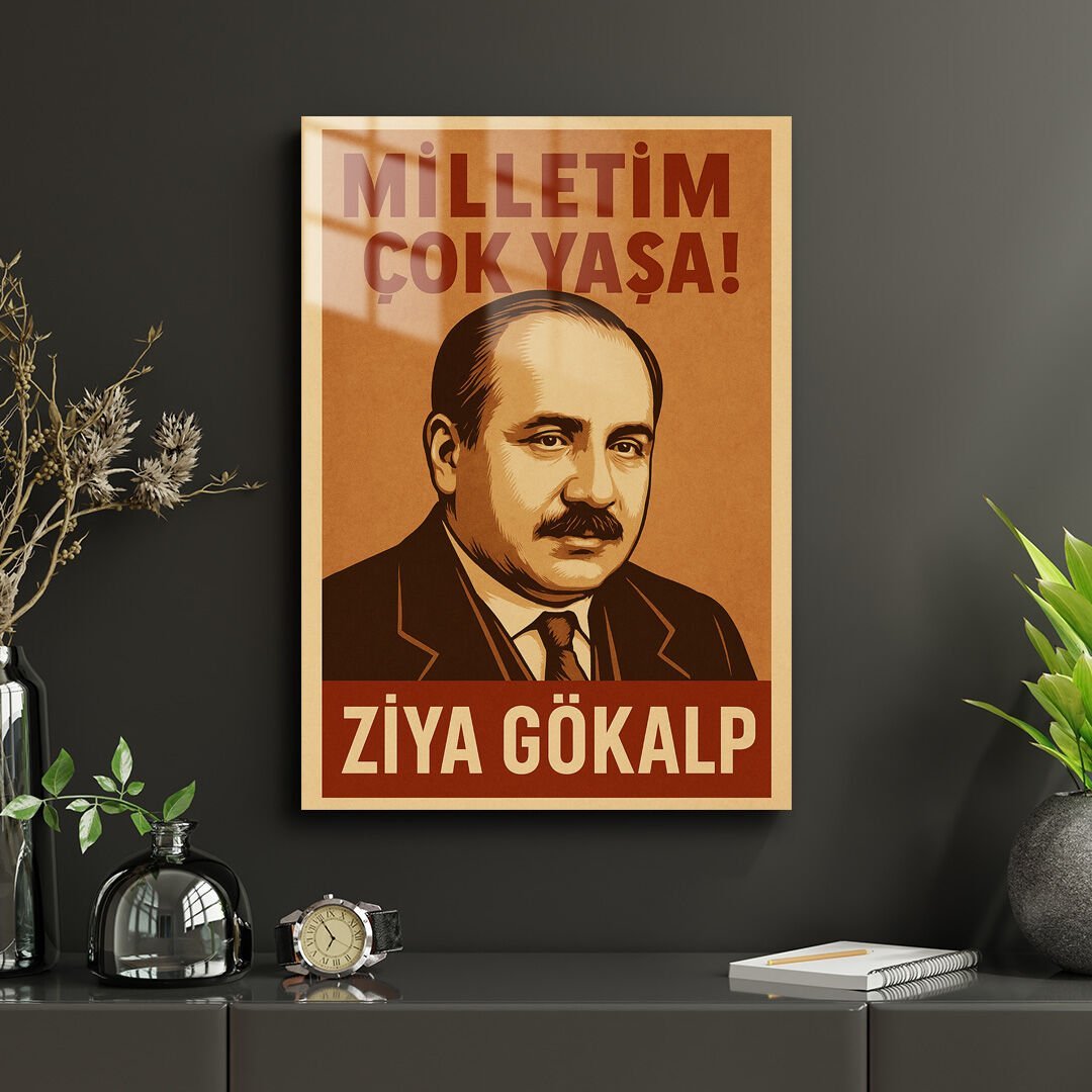 Ziya Gökalp 01 Metal Poster