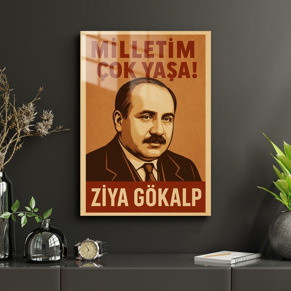 Ziya Gökalp 01 Metal Poster