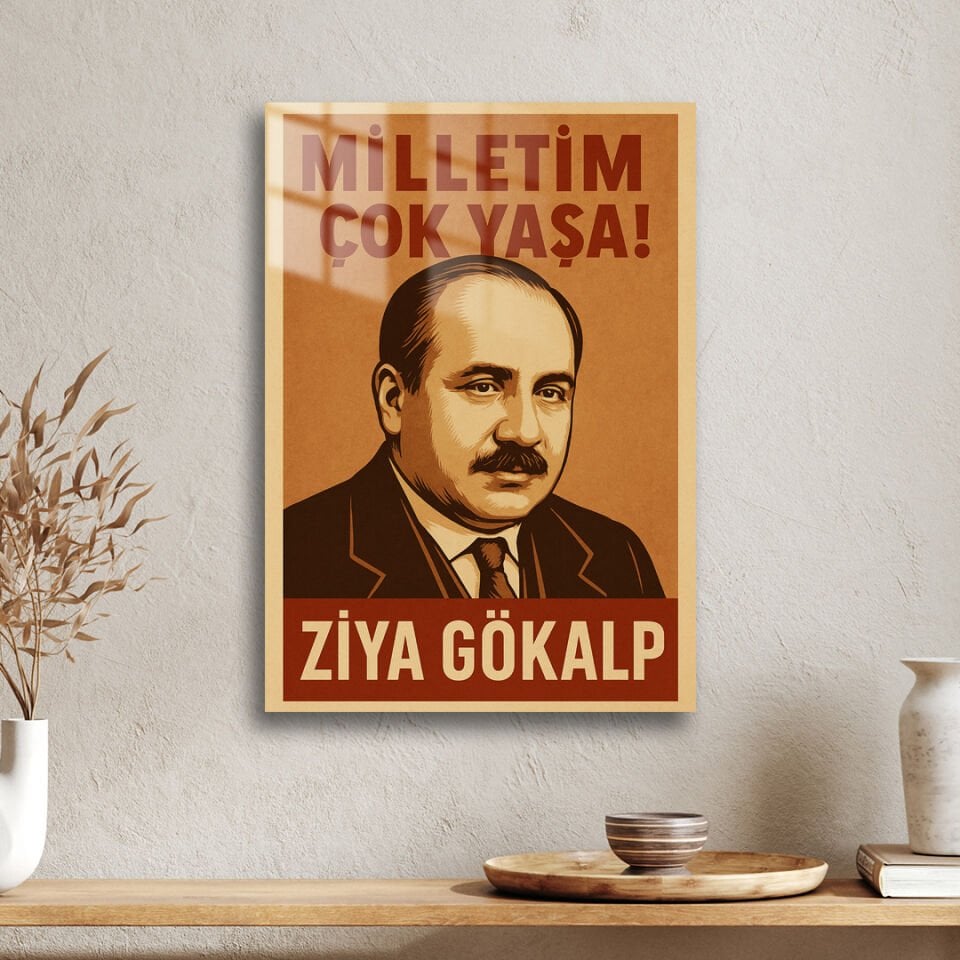 Ziya Gökalp 01 Metal Poster
