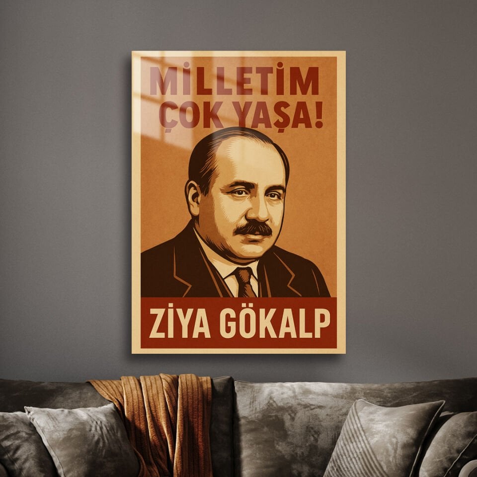 Ziya Gökalp 01 Metal Poster