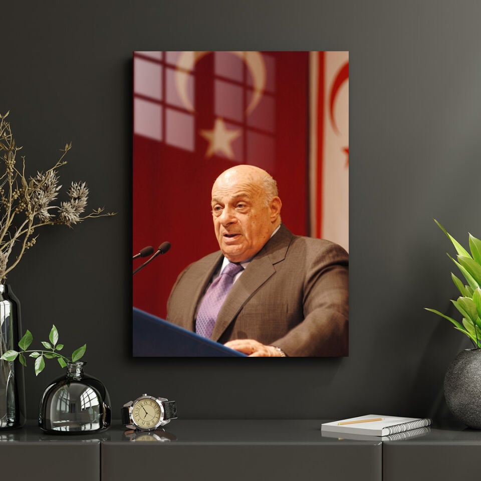 Rauf Denktaş 05 Metal Poster
