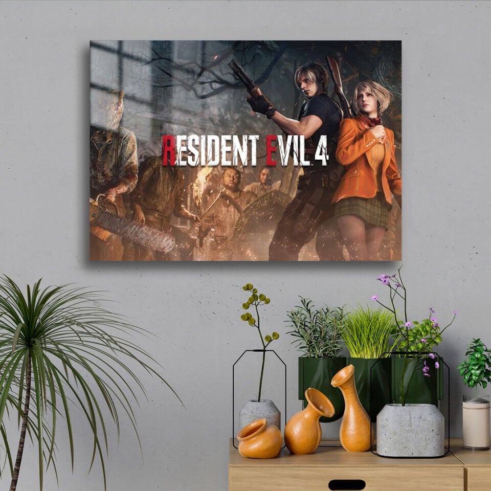 Resident Evil 4 01 Metal Poster