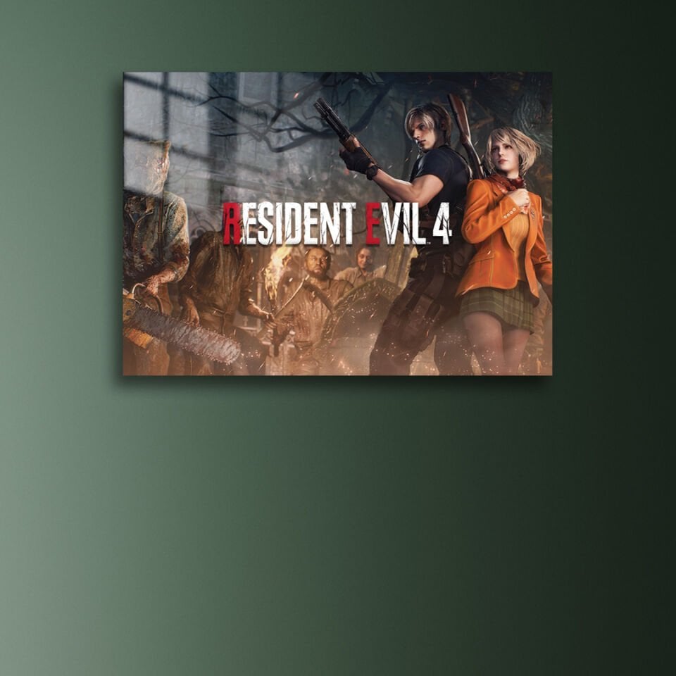 Resident Evil 4 01 Metal Poster