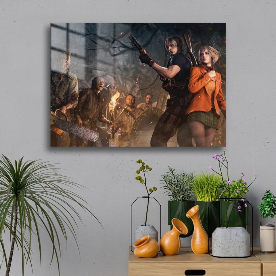Resident Evil 4 02 Metal Poster