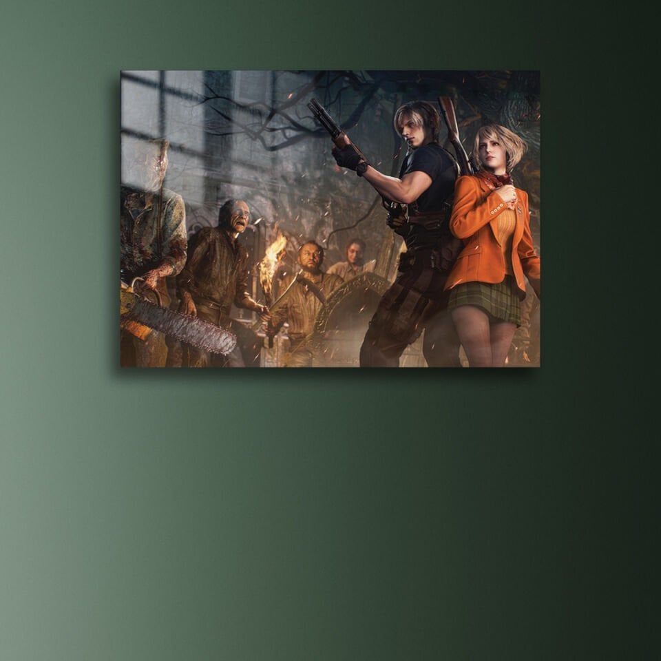 Resident Evil 4 02 Metal Poster