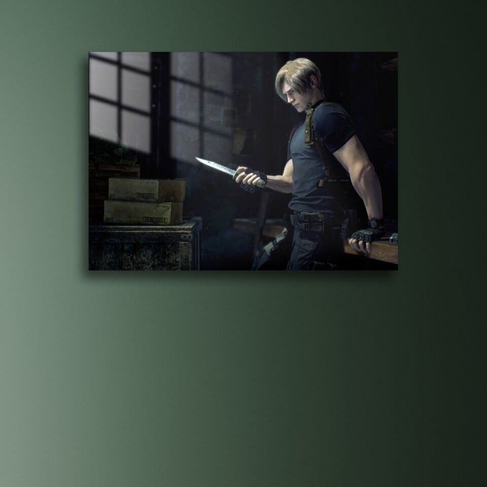 Resident Evil 4 04 Metal Poster