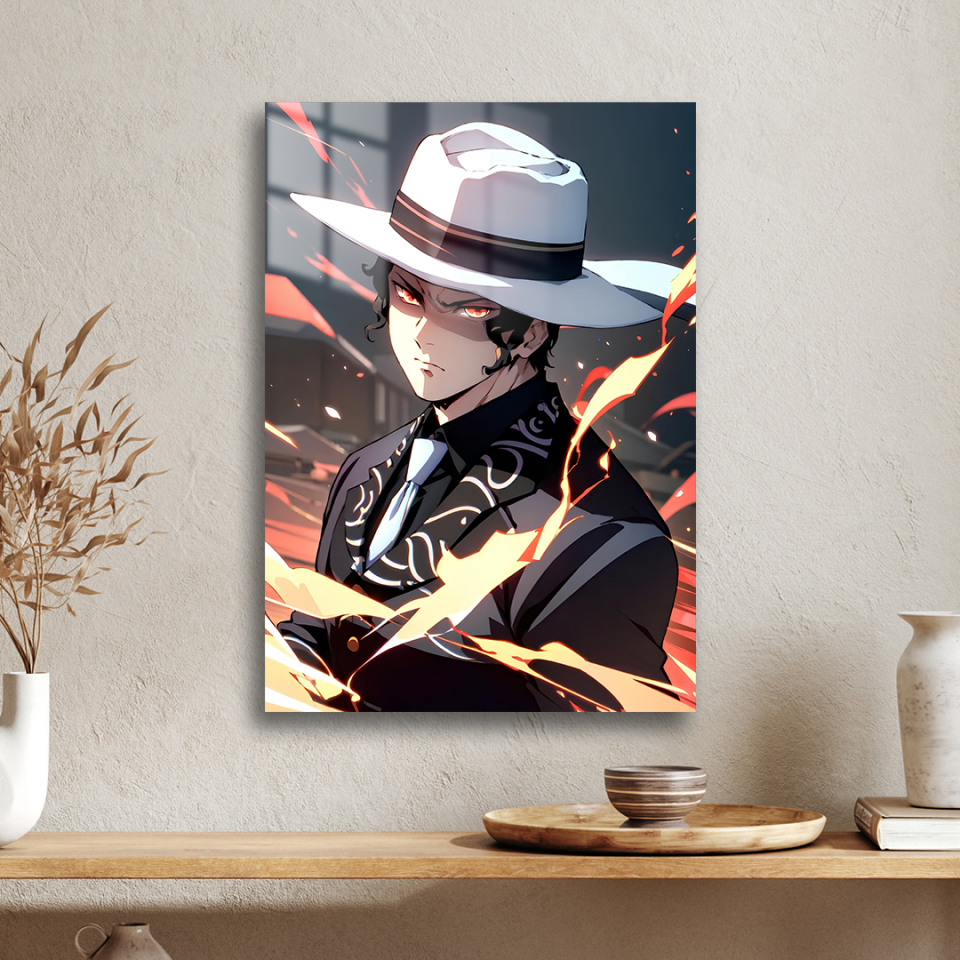 Muzan Kibutsuji 01 Metal Poster