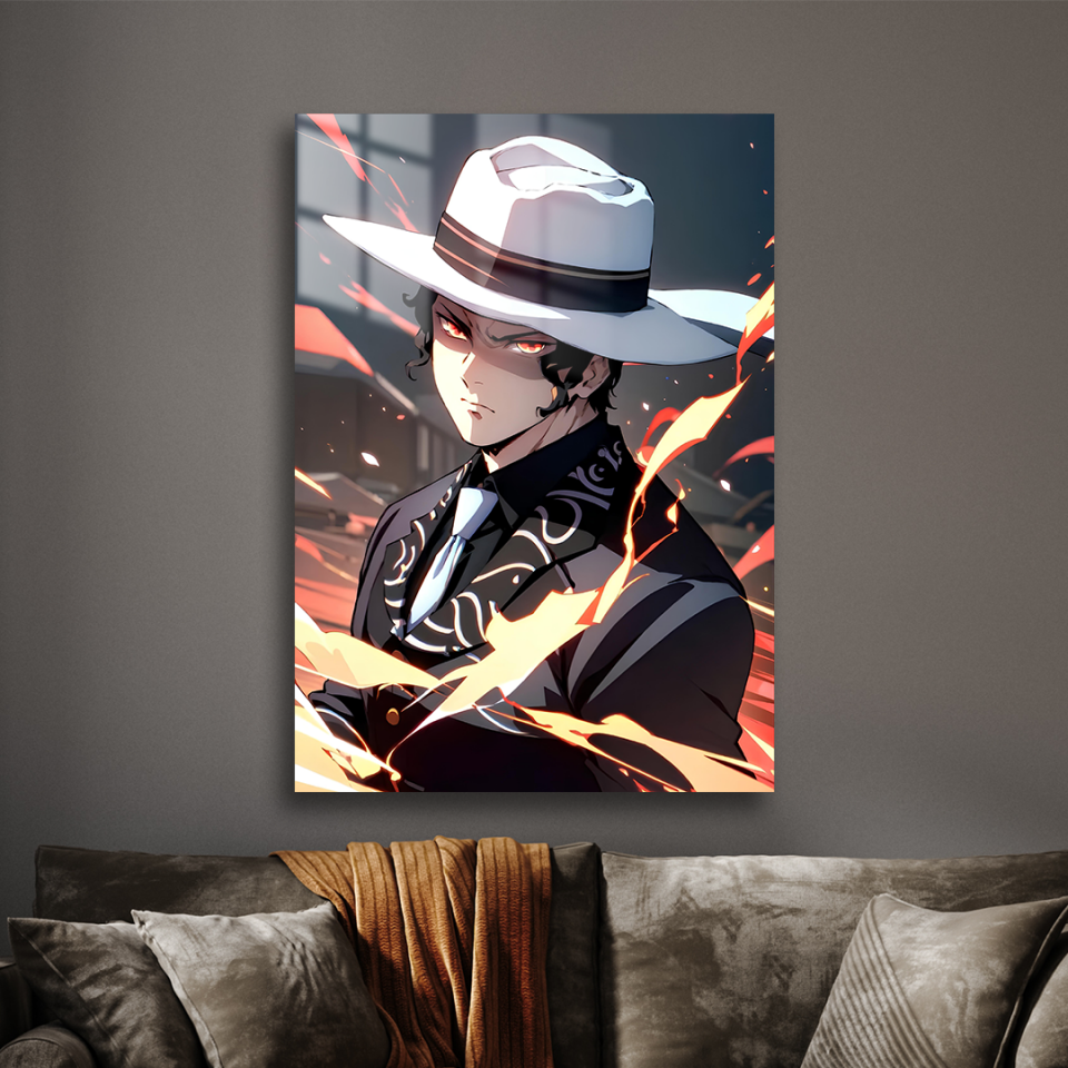 Muzan Kibutsuji 01 Metal Poster