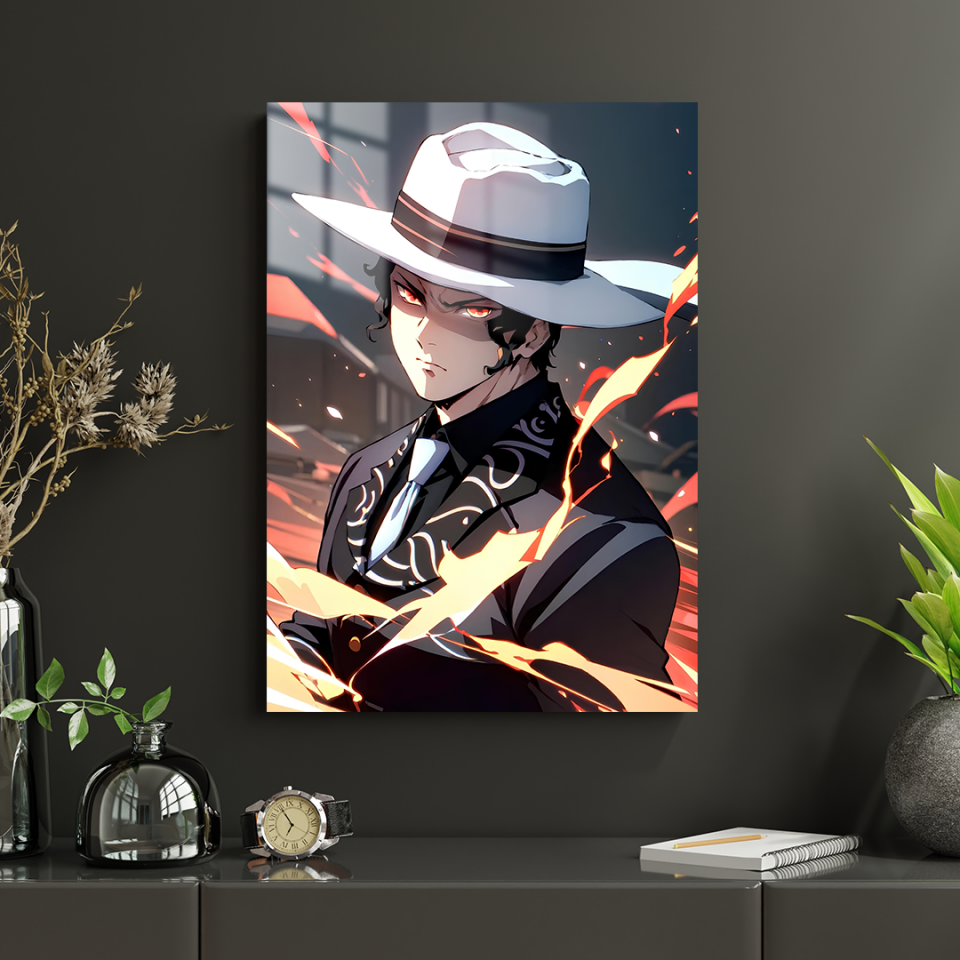 Muzan Kibutsuji 01 Metal Poster