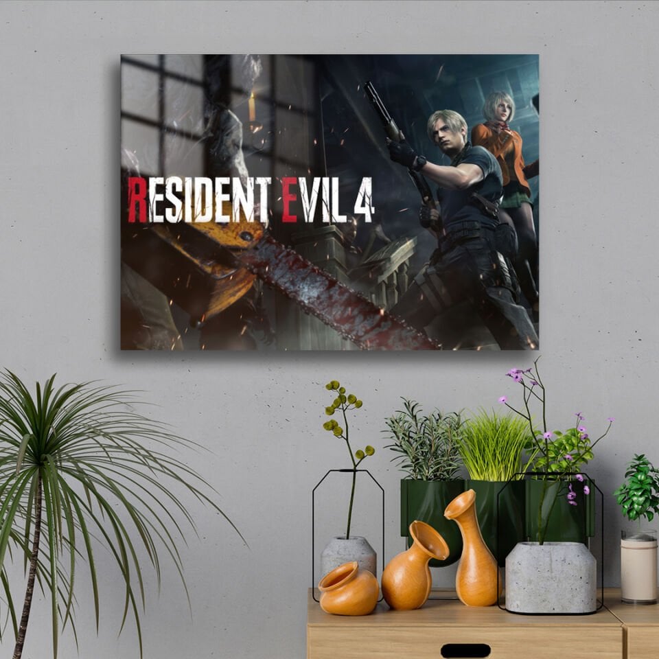 Resident Evil 4 08 Metal Poster