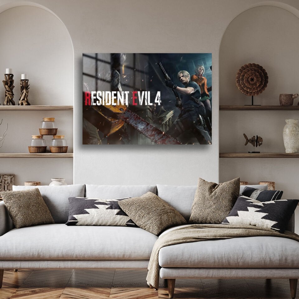 Resident Evil 4 08 Metal Poster