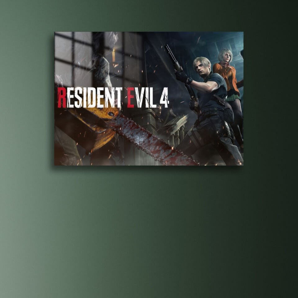 Resident Evil 4 08 Metal Poster