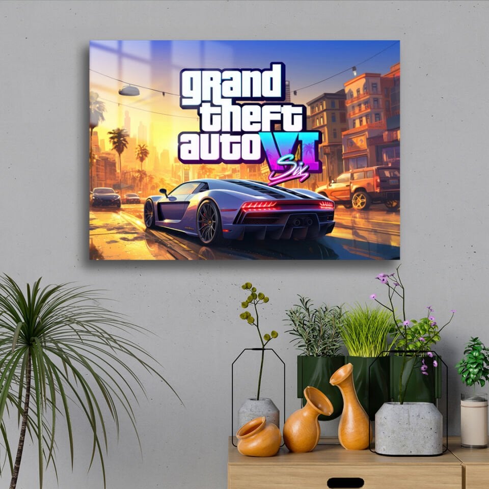 Grand Theft Auto VI 02 Metal Poster