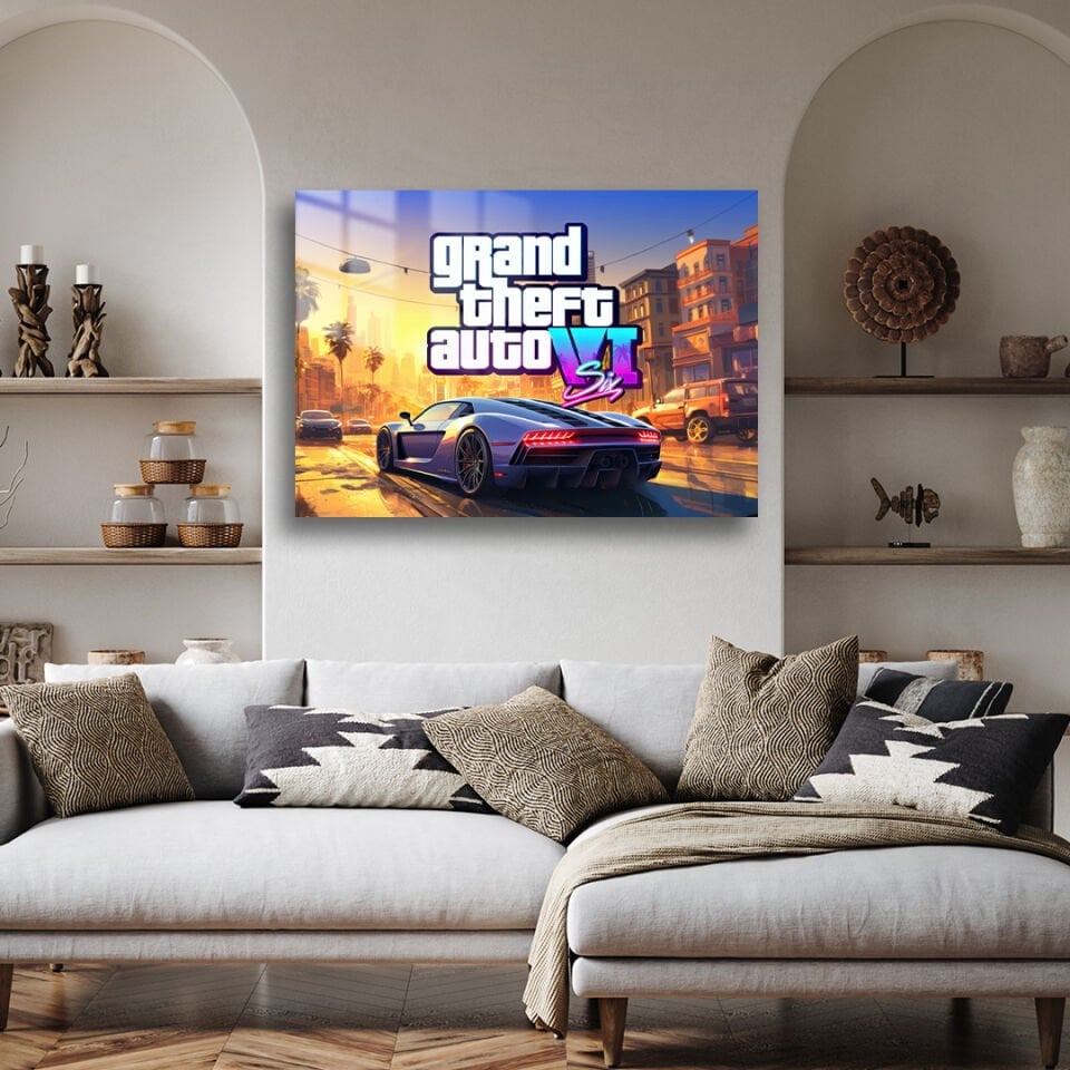 Grand Theft Auto VI 02 Metal Poster