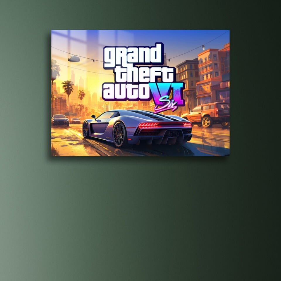 Grand Theft Auto VI 02 Metal Poster
