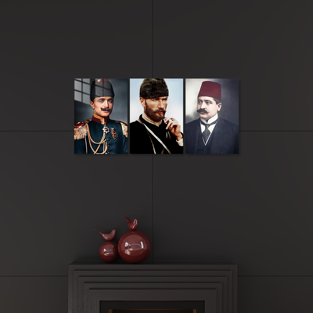 İttihat Terakki 3'lü Set 01 Metal Poster Koleksiyonu