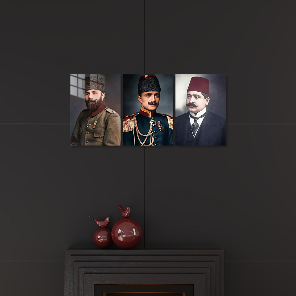İttihat Terakki 3'lü Set 02 Metal Poster Koleksiyonu