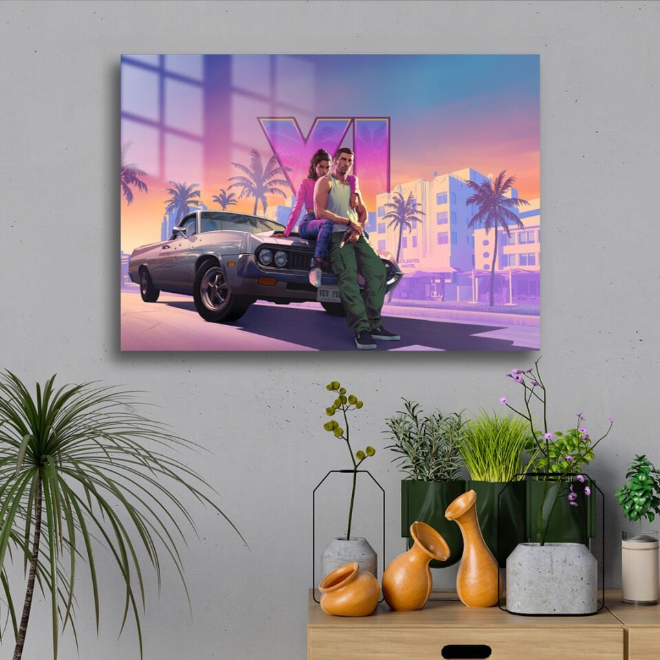 Grand Theft Auto VI 05 Metal Poster