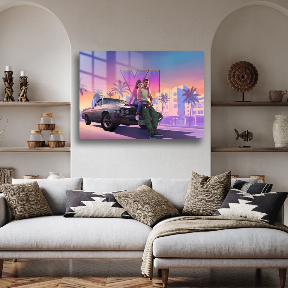 Grand Theft Auto VI 05 Metal Poster