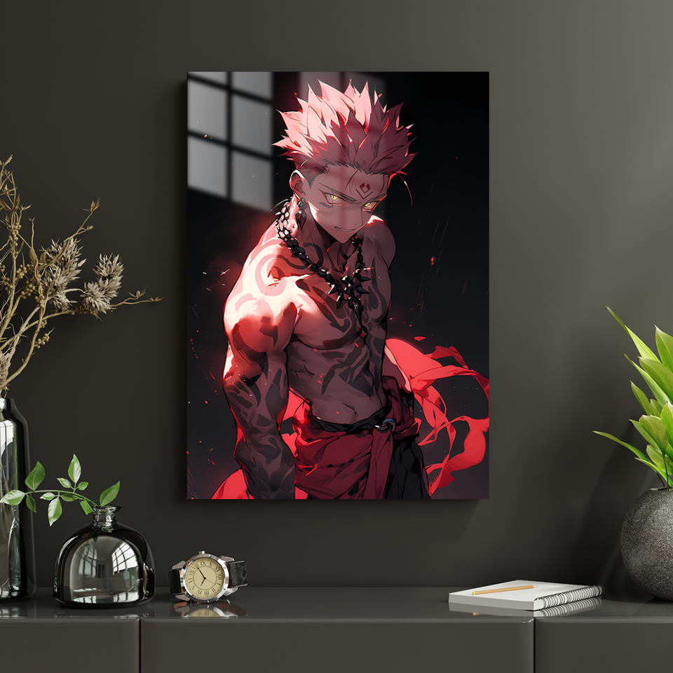Ryomen Sukuna 01 Metal Poster