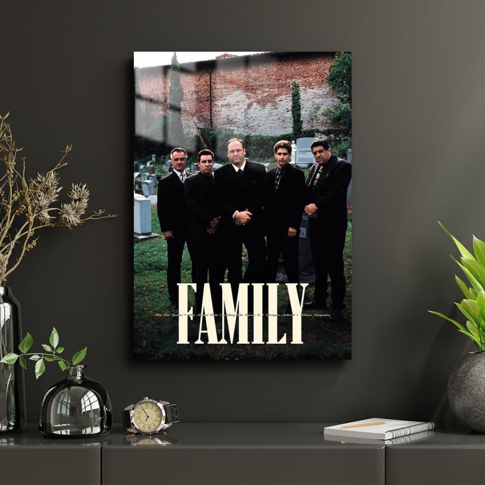 The Sopranos 25 Metal Poster