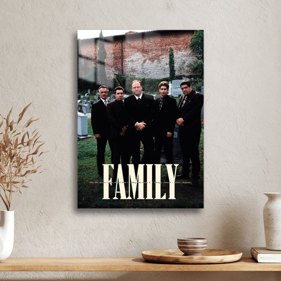 The Sopranos 25 Metal Poster