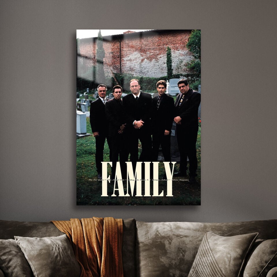 The Sopranos 25 Metal Poster